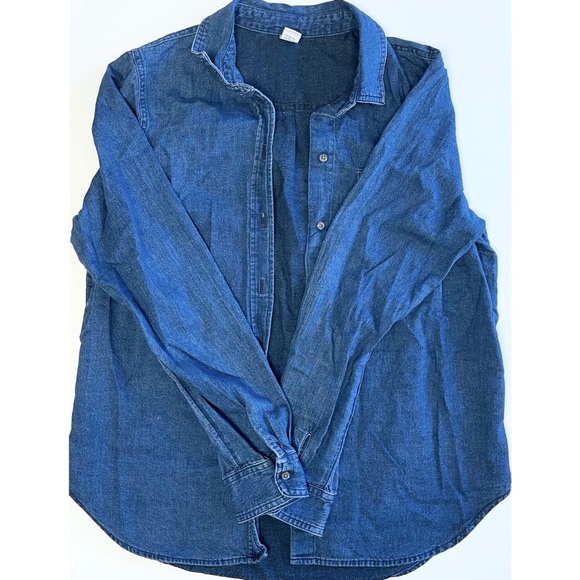 Old Navy Denim Button Up - Picture 2 of 5